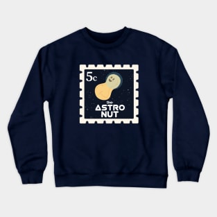 The Astro Nut | Funny Gift Ideas | Space Postage Stamp Crewneck Sweatshirt